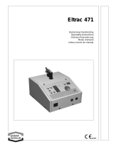 Enraf-Nonius Eltrac 471 Manual de usuario