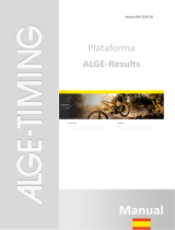 ALGE-Timing ALGE-Results Guía del usuario
