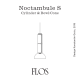 FLOS Noctambule Suspension 2 Low Cylinder Bowl Guía de instalación