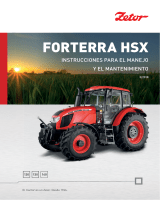 Zetor FORTERRA HSX 2018 Manual de usuario