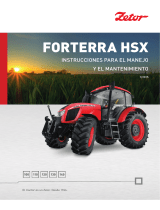 Zetor FORTERRA HSX 2015 Manual de usuario
