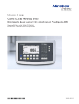 Minebea Intec Combics 3 Dosificación Basic (opción H3) y Dosificación Plus (opción H4) Modelos CAISL3 | CAIS3 | CAW3P | CAW3S Dosificación automática de un componente El manual del propietario