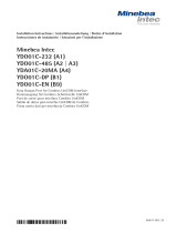 Minebea Intec Data Output Port for Combics UniCOM Interface YDO01, YDA01 El manual del propietario