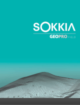 Sokkia GeoPro Field Manual de usuario