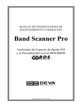 DEVA Broadcast Band Scanner Pro Manual de usuario