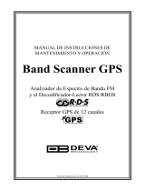 DEVA Broadcast Band Scanner GPS Manual de usuario