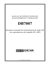 DEVA Broadcast DB7007 Manual de usuario