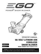 EGO Power+ Cordless Snow Blower El manual del propietario