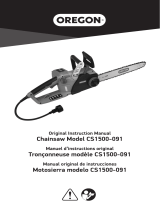 Oregon CS1500 Chainsaw El manual del propietario