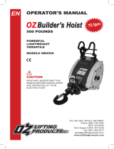 OZ LIFTING PRODUCTS OBH500 El manual del propietario