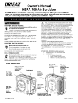 Dri-Eaz HEPA 700 Air Scrubber El manual del propietario