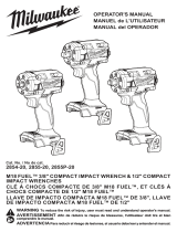 Milwaukee M18 Fuel Compact Impact Wrench El manual del propietario