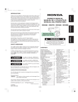 Honda Engines Honda Horizontal Engine El manual del propietario