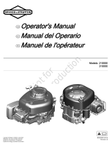 Briggs & Stratton Intek Vertical OHV Engine El manual del propietario
