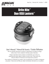 Wagan Tech 4305 Brite Nite Duo USB Lantern Exceptional Area Light Manual de usuario