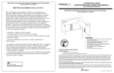 OSP Furniture LDT5454GLD Instrucciones de operación