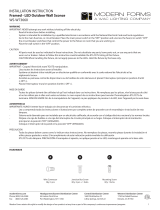 Modern Forms WS-W73660 Framed Instrucciones de operación