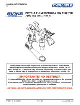 Carlisle 75M Spray Gun El manual del propietario