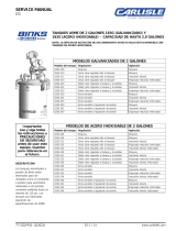 Carlisle 2-Gallon ASME Tank El manual del propietario