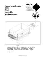 Redexim Rink 1520 El manual del propietario