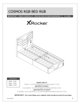 X RockerCosmos RGB Gaming Bed