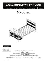 X Rocker Basecamp Gaming Bed Manual de usuario