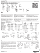 Schneider Electric XCSPA... / XCSTA... Plastic safety interlock switch Instrucciones de operación