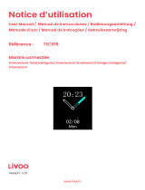 Livoo TEC619 Smartwatch Manual de usuario