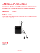Livoo TEA304 Power Bank inf5000mAh Manual de usuario