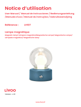 Livoo LH107 Magnetic Lamp Manual de usuario