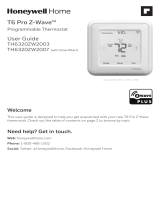 Honeywell Home TH6320ZW2003/U Guía del usuario