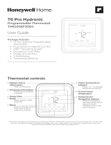 Honeywell T6 Hydronic Programmable Thermostat Manual de usuario