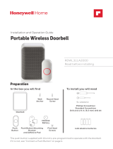 Honeywell HomeRDWL311A2000 Portable Wireless Doorbell