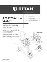 Titan Impact X 440 Instrucciones de operación