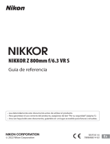Nikon NIKKOR Z 800mm f/6.3 VR S Guia de referencia