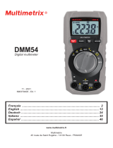 Multimetrix DMM54 MULTIMETER Manual de usuario