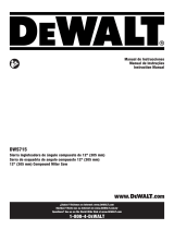 DeWalt DWS715-BR Manual de usuario