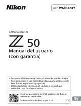 Nikon Z 50 Manual de usuario