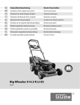 Güde Rasenmäher BIG WHEELER 514.3 R LI-ES El manual del propietario