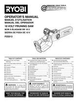 Ryobi P25013BTLVNM El manual del propietario