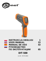 Sonel DIT-500 Manual de usuario