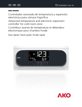 AKO AKO-16526A Advanced temperature and electronic expansion controller for cold room store Guía de inicio rápido