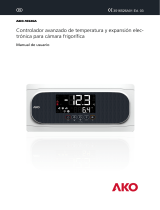 AKO AKO-16526A Advanced temperature and electronic expansion controller for cold room store Manual de usuario