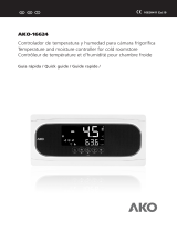 AKO Temperature and moisture controller for cold room store AKO-16624 Guía de inicio rápido
