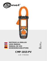 Sonel CMP-1015-PV Manual de usuario