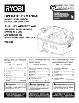 Ryobi PCL734K El manual del propietario