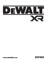 DeWalt DCF850D2T Manual de usuario