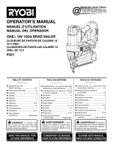 Ryobi P321KN El manual del propietario
