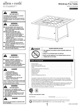 YOTRIO Winthrop Fire Table Assembly Instructions