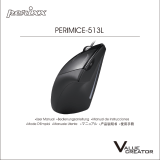 Perixx PERIMICE-513L Wired Left Handed Ergonomic Vertical Mouse Manual de usuario